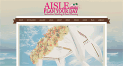 Desktop Screenshot of aisleplanyourday.com