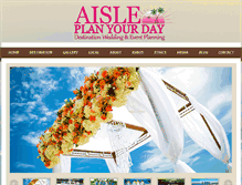 Tablet Screenshot of aisleplanyourday.com